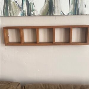 Wooden Wall Shelf - Brown